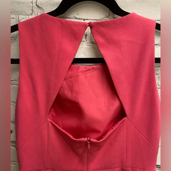 5/$20 LOFT Barbie Pink Spring Picnic Dress with Back Cut Out Women’s Size 0 - Picture 6 of 8
